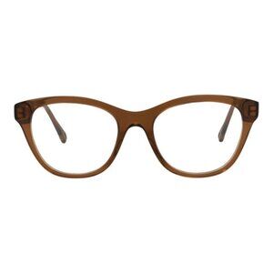 Chloé Womens Cat Eye Brown Brown Transparent Fashion Designer Eyewear